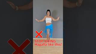 ❌ Stop doing Hagalla like this‼️ #howtobellydance #bellydancetutorial #hagalla #bellydance