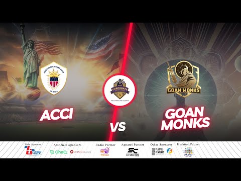 Match 49 — ACCI 🆚 Goan Monks | Sarda Corporate Cricket League Season 5