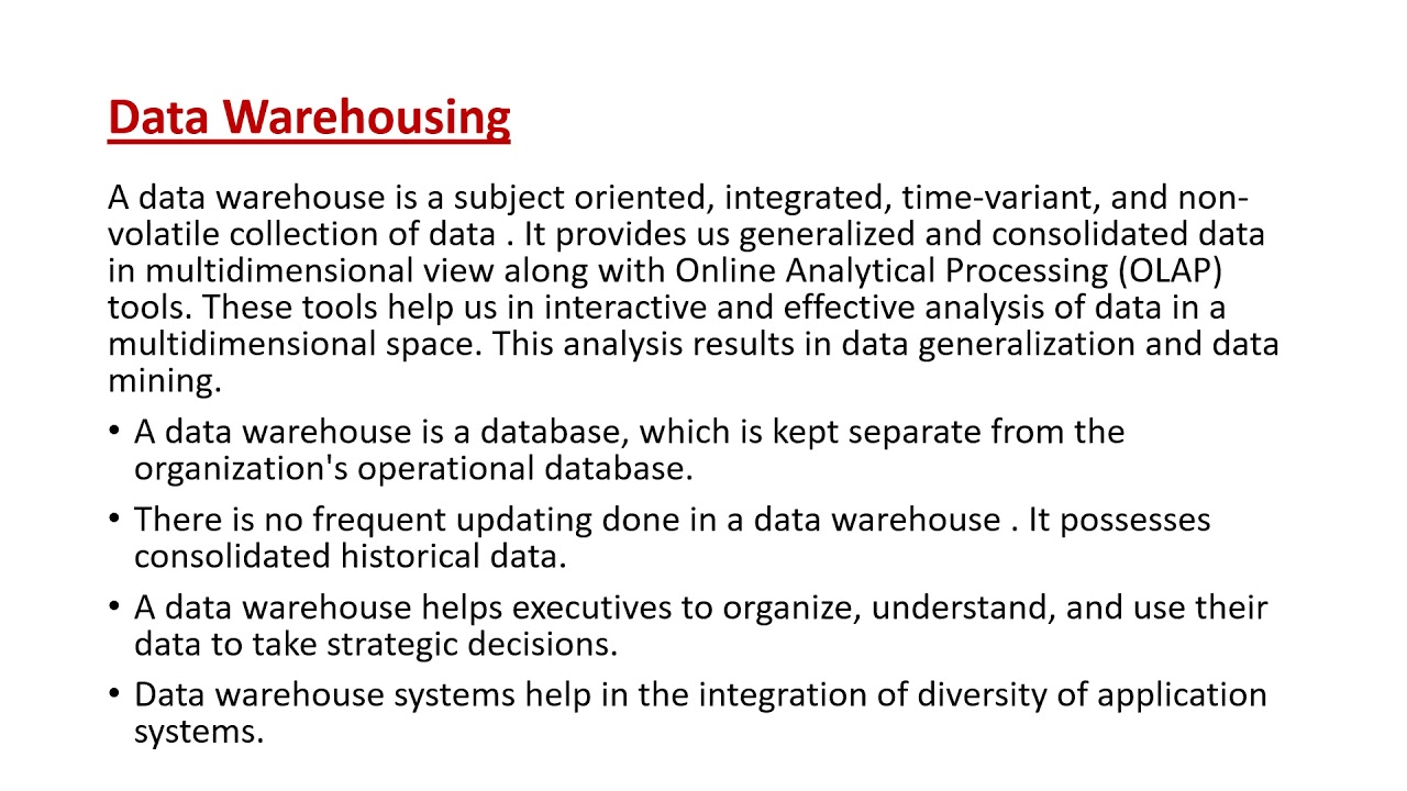 Data Mining lecture 2
