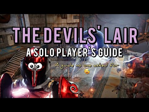 A Solo Player's Guide - THE DEVILS' LAIR - Destiny 2 #destiny2 #seasonofplunder #nightfall