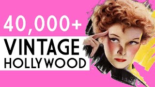 Free and Legal VINTAGE HOLLYWOOD IMAGES for Print on Demand (Commercial Use)