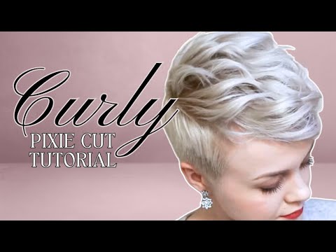 Pixie Cut Hair Styling - Curly / Wavy