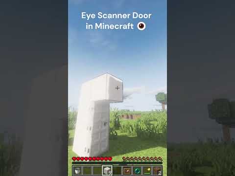 "UNBELIEVABLE! Eye Scanner Door in Minecraft!" #minecrafthacks