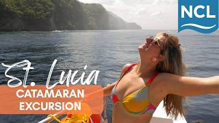St. Lucia Catamaran to the Pitons - NCL Cruise Port Excursion