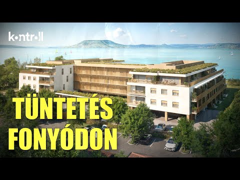 Tüntetés a fonyódi szabad partszakasz beépítése ellen