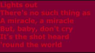Boys Like Girls - Shot Heard Round The World - Lyrics