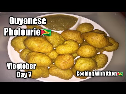 How To Make Guyanese Pholourie🇬🇾/Cooking With Afton🇬🇾/Vlogtober Day 7