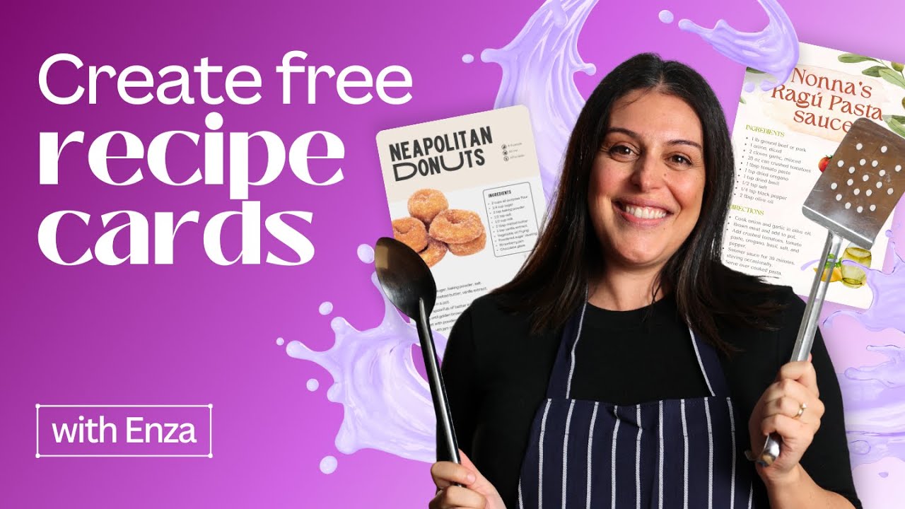 Create Stunning Recipe Cards Online: Preserve Family Secrets with Canva Design Magic!