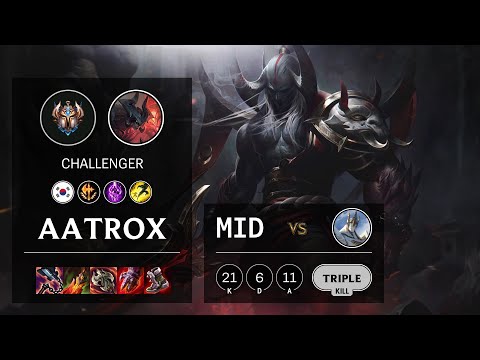 Aatrox Mid vs Galio - KR Challenger Patch 11.3