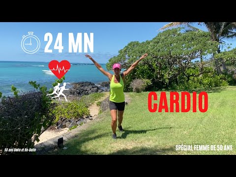 50 Years Beautiful and Re Beautiful: 24 min CARDIO: Brisk Walking, Running, Squats (At Home)