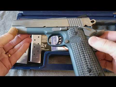 Blue Titanium Colt Competition O1070CCS-BT .45 First Look / Unboxing