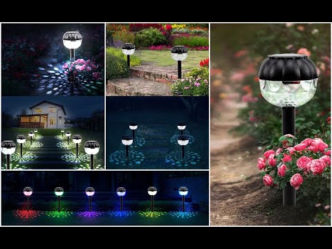 Solar Lights for Home Garden LED Outdoor Decoration Spike  Lawn Lamps