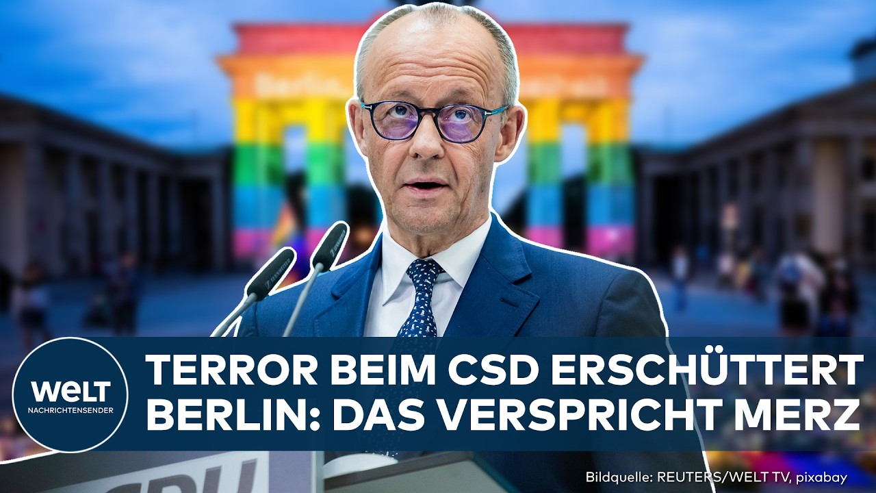 CSD: „Es war ein Angriff auf unsere Freiheit!“ | Merz fordert Aufklärung und Konsequenzen