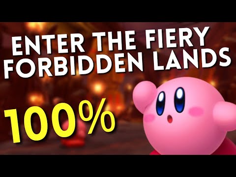 Enter the Fiery Forbidden Lands | Kirby and the Forgotten Land 100%! | ALL Waddle Dee Locations