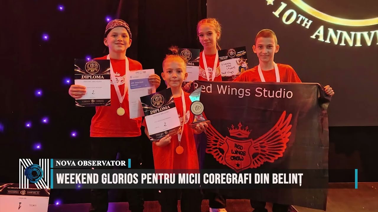 Weekend glorios pentru micii coregrafi din Belinț