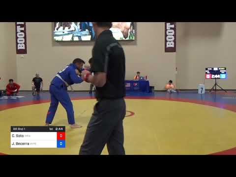 2018 Marine Corps US Open Grappling/Gi Senior Men 92 RR Rnd 1 - Carlos Soto (Impa) Vs. Jon Becerra