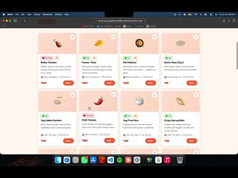 Task Demo - DAS004875 - FreshBite - Online Food Ordering