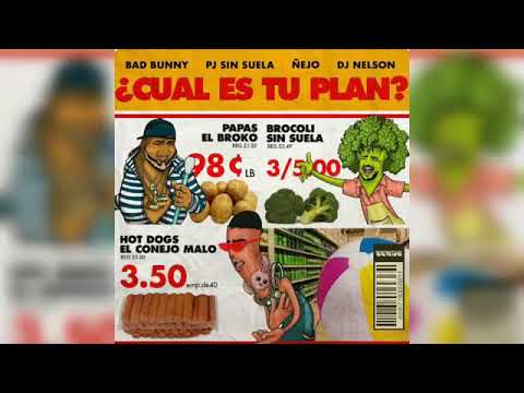BAD BUNNY FT PJ SIN SUELA FT ÑEJO - CUAL ES TU PLAN