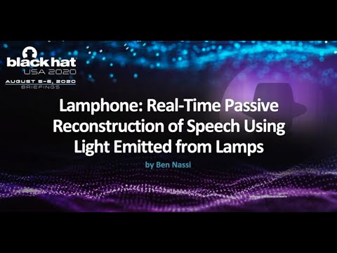 Lamphone: Real-Time Passive Reconstruction of Speech Using Light Emitted from Lamps
