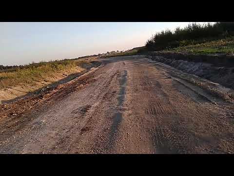 przejazd wzdłuż budowy drogi S7 Warszawa-Grójec