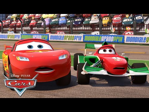Lightning McQueen and Francesco Race in Italy | Pixar Cars | @disneyjr