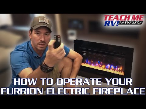 How To Operate Your Furrion Electric Fireplace | Teach Me RV!