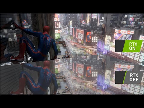 PC Spider Man 2 - Ray Tracing OFF / ON Comparison