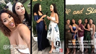 Kat Links Wit Charmaine &amp; Hosts At Enigma Tattoo Shop! ✈️