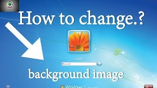 how to change login background wallpaper on window