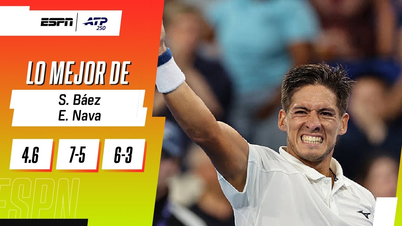 BÁEZ COMENZÓ LA TEMPORADA CON UNA GRAN REMONTADA ANTE NAVA EN AUCKLAND | RESUMEN