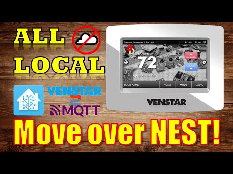 ALL Local Control Thermostat with MQTT and Home Assistant - Venstar T7900