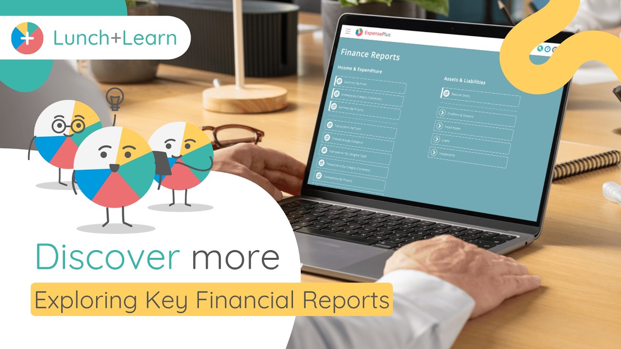 Video poster frame, allowing you to view the most recent recording of the "Exploring Key Financial Reports" training session