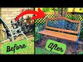 How to Restore a Cast Iron and Wood Garden Bench
