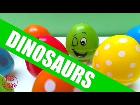 Dinosaurs Toys | Dinosaur Eggs 🍓 Play Doh Surprise Eggs | Toddler Dinosaur Toys | T Rex Triceratops Video