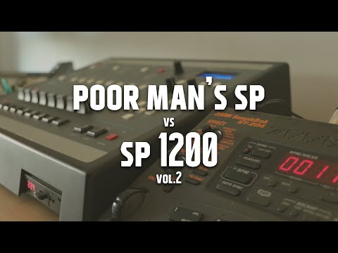 E-mu SP 1200 vs Zoom SampleTrak ST-224 - Sampling Comparison (Samples and Drums)