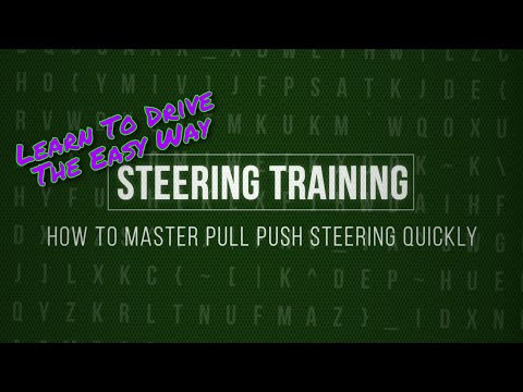 Steering Training. How To Master The Pull Push Technique Quickly At Home￼