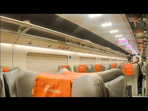 Frecciarossa 9406 Train Standard Class Arrival At Napoli Station Central