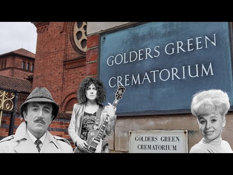 Which famous people are at Golders Green Crematorium?