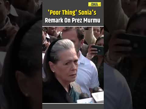 Sonia Gandhi's Remark On President Droupadi Murmu Sparks Row #shorts #congress #soniagandhi