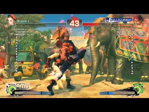 katsudai-v- [Cammy] vs sugar_sweet_yh [Evil Ryu] SSF4 AE ver.2012 Japanese Online Ranked Matches