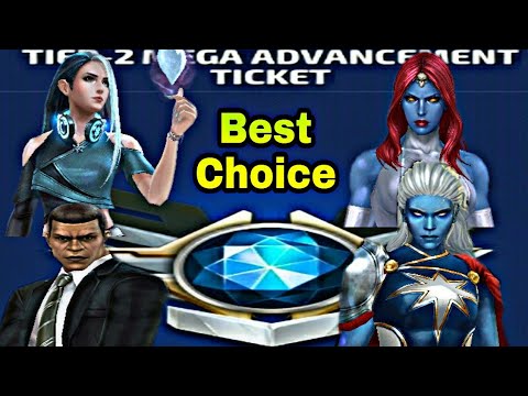 Top Characters For Mega T2 Ticket - marvel future fight