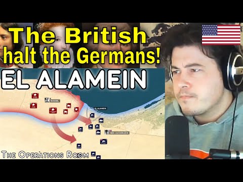 American Reacts El Alamein 1942 - Rommel Launches His Assault