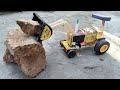How To Make Matchbox Tractor At Home Bulldozer Backhoe Loader Mini Tractor Diy JCB Making