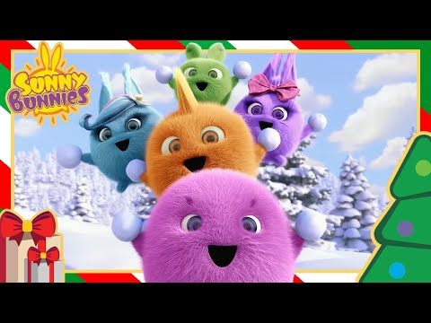 The Sunny Bunnies have a snowball fight ☃️ | Sunny Bunnies Christmas 🎄
