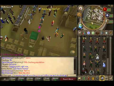Runescape 2010 - Scavenger Race Competition! (Recorded by DJ MORRIGAN)