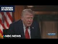 Full Interview President Trump Says He Ll Be A Two Term President Downplays Third Term Talk