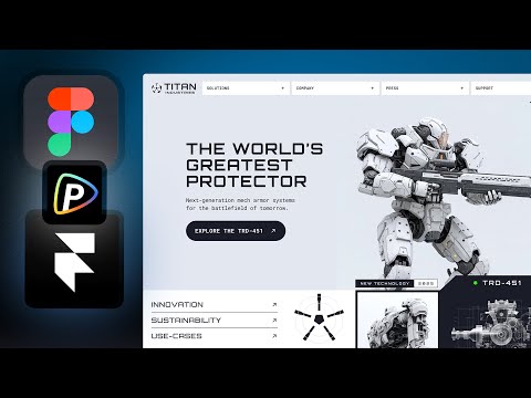 I Made This Animated Website Using Figma and AI!