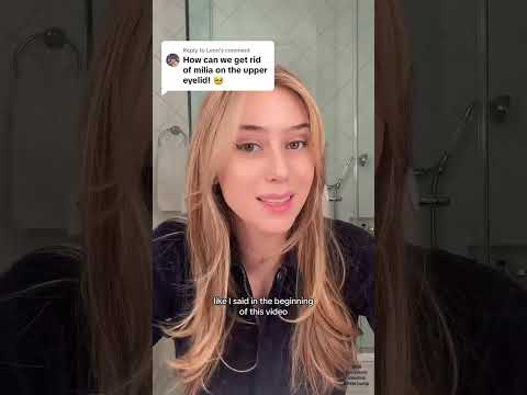 Milia On The Upper Eye Lid #shorts
