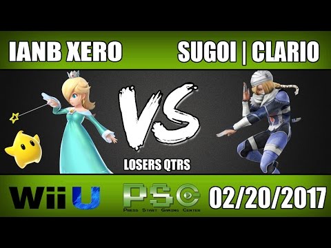 IANB Xero (Rosalina & Luma) vs Sugoi | Clario (Shiek) - Wii U Losers Quarters - S4M