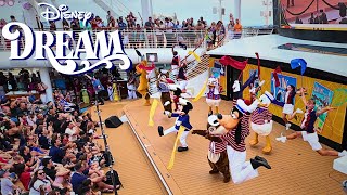 FULL Disney Dream Sailing Away Party! | Disney Dream 2025 | 4K